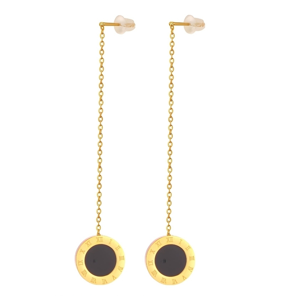 Roman Earrings 18k Gold Plated Steel